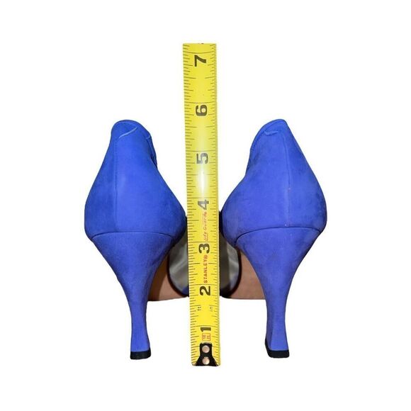 Stephanie of London-Mesh/Nubuck - Blue Pumps/Heels - Womens Size 10 GREAT CONDIT - Picture 7 of 15
